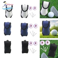 [Whweight] Golf Ball Carrier Bag with Clip Hook Portable Small Golf Ball Holder Pouch Golf