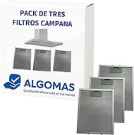 ALGOMAS Cooker Hood Filter Compatible with Balay Bosch Siemens Neff Lynx Metal Replacement 25 x 31.1