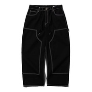 BSRABBIT Work Widefit Oxford Pants-Black Trousers