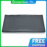 Melamine Plate Set Large Coupe-Style Tableware for Fish Side Dishes and Gimbap.