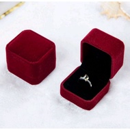 Super Cheap Velvet Ring Box Size 6x6cm