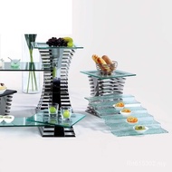 Display Rack Snack Seat Snack Rack Hotel Stainless Steel Snack Buffet Shelf Fruit Rack Cake Cold Foo