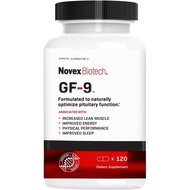 Novex Biotech GF-9 – HGH Boosting Supplement for Men – Workout Complex for Men – Support Energy, End