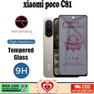 Tempered Glass Privacy Anti Spy XIAOMI poco C81 C81 PRO Screen Protector