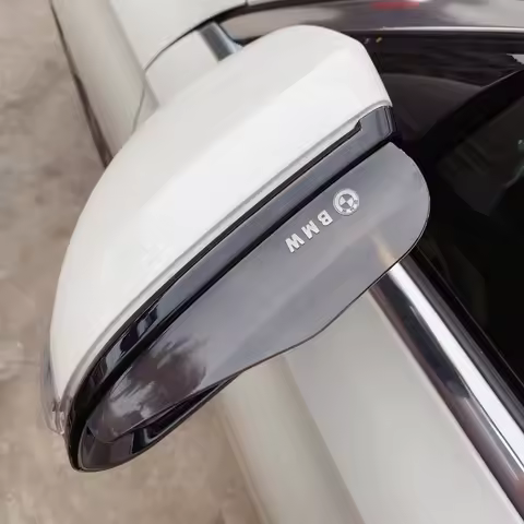 Car Side Mirror Rain Visor Eyebrow Rain Shield Premium Exterior Protector Cover for MINI BMW E46 E39