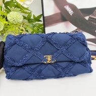 香奈兒Chanel CHANEL19bag手袋 中號 丹寧牛仔 閒置新