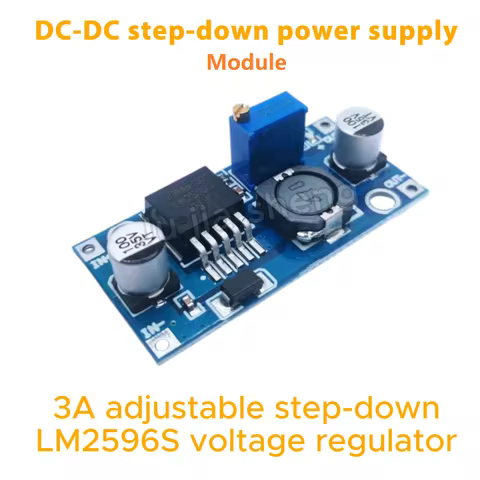 1-10 (pcs) LM2596 DC-DC adjustable step-down power supply module 3A adjustable step-down module regu