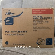 Mantab Promo Termurah [ Best Seller ] Anchor Unsalted Butter 25 Kg |