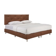 INDEX LIVING MALL เตียงนอน PVC รุ่นโดทิซ ขนาด 6 ฟุต - ส