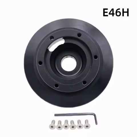 E46H Black Aluminum Steering Wheel Short Hub Adapter Quick Release Boss Kit for BMW Z4 Z4M E85 2001-