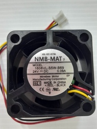 พัดลม 24v NMB  0.09A  ขนาด 4×4×2 ซม.