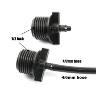 1/ 2 inch pipe thread connector to 7mm pe hose 11mm/