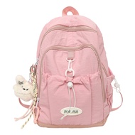 High quality lovely schoolbag with lovely design elements large capacity bagpack breathable comforta