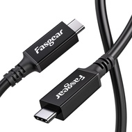 Fasgear USB 4 Cable 8.2ft/2.5m Long 40Gbps USB C to Type C Cable 8K USB-C Video Cord 100W PD Fast Ch