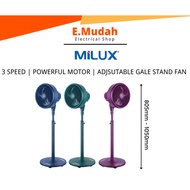 Milux Dawa Homelux Minlite Jet Air Gale Fan/ Stand Fan /Kipas berdiri /Fan Blade | MGF-10 HSF108PW D
