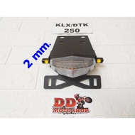 ท้ายสั้น KLX250/DTK250/D-TRACKER250 #โครงเหล็กหนา 2.0 mm #แบบใส่ไฟเลี้ยวตาแมว  ไฟท้าย KLX250/D-Track