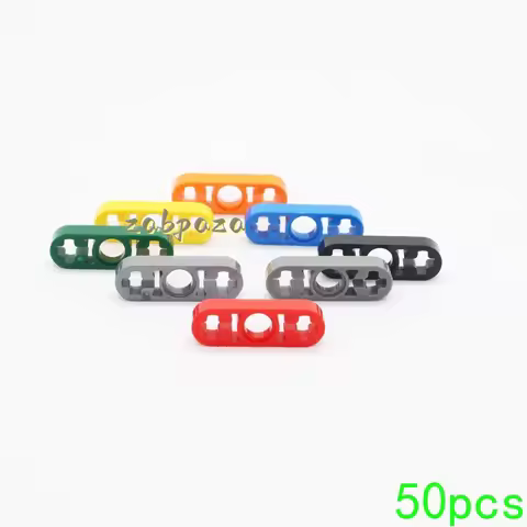 50PCS High-Tech Assemble Particle 6632 1x3 Bolt Hole Arm Building Blocks Kit Part Idea DIY Toys For 