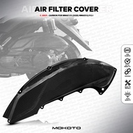 MOKOTO YAMAHA NMAX V2 AIR FILTER COVER GLOSSY HYDRO-DIP FORGED CARBON / CARBON AIR BOX CLEANER COVER