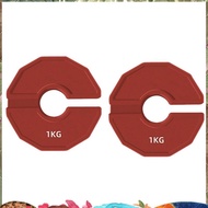 2PCS Gym Micro-Type Plates Dumbbell Fractional Weight Plate Rubber Fractional Weight Plates Plates A