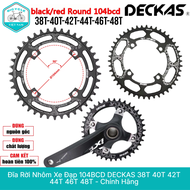 Đĩa Rời Nhôm Xe Đạp 104BCD 38T / 40T / 42T / 44T / 46T / 48T – DECKAS