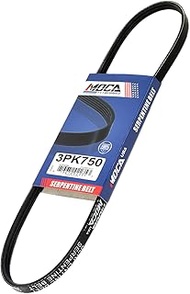 MOCA 3PK750 EPDM Serpentine Belt fits for Toyota 1994, 1998-2001 Camry 2.2L L4 2164cc (Power Steerin