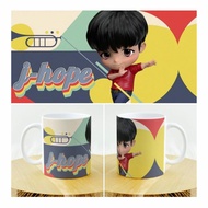 JHOPE Tiny Cartoon BTS Mug | JHOPE BTS Cup Mug