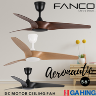 FANCO Aeronautic DC Motor Ceiling Fan 56 inch/ kipas hiasan / syiling fan / ciling fan/Ga Hing/ Gahi