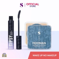 SOMETHINC [2 PCS] Wakeup No Makeup (Tipsy Mascara &amp; Hooman Powder)