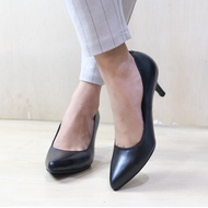 Marelli Sepatu Heeled Leather Pumps hak stiletto 7 cm - 3070