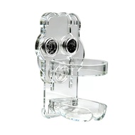 MHA182 Hamster Magnetic Water Bottle Holder Transparent Hanging Water Dispenser Stand 仓鼠磁吸饮水器支架透明挂式小