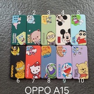 soft Case Oppo A15 . A15S Motif Cewek Gambar kartun Softcase Silikon