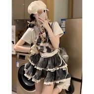 Dopamine Fashion Suit for Female Students - Waist-Hugging Slimming Outfit