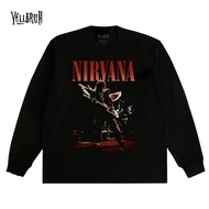 Nirvana Live Loud Longsleeve Band Music Tshirt Thick Combed Cotton LS1B