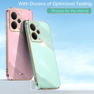Plating Square Frame Phone Cases For Realme 14 5G RMX5070 Camera Protection Case