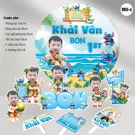 B65 - Stitch birthday Combo for boys