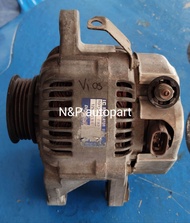 ไดชาร์จ  Toyota vios ปี2003-2007 ปลั๊กรี 12v. 4PK มือสอง แท้ถอด