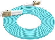 Optical fiber accessories OM3 Multi-Mode Duplex Fiber Patch Cord LC-LC 50/125um UPC Polish For 10G Network 1m,2m,3m,5m,10m Optical Fiber Patch Cable Quality clearance (Color : 1M 5pcs)