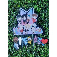 ✟☂BTS Non edible cake topper