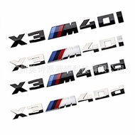 Suitable for New Style BMW X3 Modified M Logo Car Logo X3M40i X3M40d Word Logo Logo Rear Trunk Label