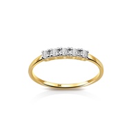 Jewellista แหวนทองแท้ 9K เพชรแท้ รุ่น Armani