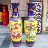 Jingdezhen Ceramic Floor Vase Pastel Rich Big Vase Multi-Specification Ceramic Vase Living Room Decoration