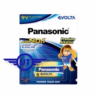 Panasonic EVOLTA 9V Battery / Panasonic 9V Battery / Panasonic 9V Bateri (1pcs) (Smart Tag Battery)