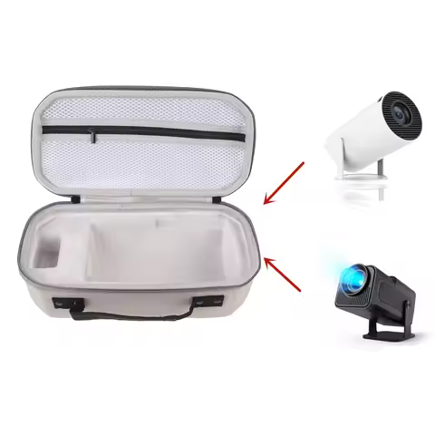 Hard Case Fit for Nebula Capsule 3 1080P Projector EVA Nylon Shockproof Rainproof Projector Carrying