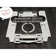 RC WPL D12 1/10 bodykit large size besage model