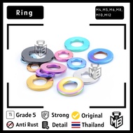 TitaniumRing M5, M6, M8, M10, M12 Grade 5 Titanium Material Ti-6Al-4V
