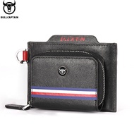 BULLCAPTAIN cowhide mens airpods set with Bluetooth earphones multifunctional business card holder c