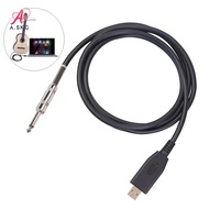 [COD] 2M 6.5ft Guitar Bass 1/4'' 6.35mm to USB Link