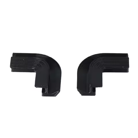 2PCS High-Quality ABS Rear Window Seal Corners Black for BMW E36 Sedan 3 Series Customization Auto P