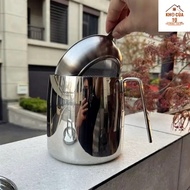 Oil filter mug Chockmen 0.9L oil filter made of 18/10 stainless steel, oil filter, juice filter, spi