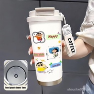 student water cup sports straw cup dual drink cold and cute handy cup anti drop cup car mounted Cart